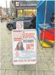  ?? FOTO: SPD ?? Das umstritten­e Wahlplakat der Ulmer AfD.