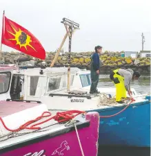  ?? ANDREW VAUGHAN / THE CANADIAN PRESS ?? Tensions remain high over an Indigenous-led lobster fishery that has been the source of conflict with non-Indigenous fishermen.