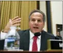  ?? ALEX BRANDON — THE ASSOCIATED PRESS ?? Rep. David Cicilline, D-R.I., questions Attorney General Jeff Sessions during a House Judiciary Committee hearing Tuesday on Capitol Hill in Washington.