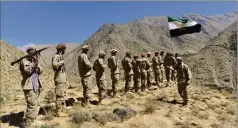  ?? (Photo AFP) ?? Le Front national de résistance se bat pour que le Panchir, situé à  km au nord de Kaboul, ne tombe pas aux mains des talibans.