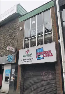  ??  ?? The American Pool Hall at Shawlands Cross was closed during lockdown.