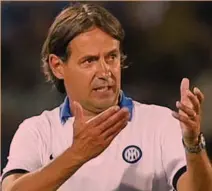  ?? GETTY ?? A caccia dello scudetto Simone Inzaghi, 46 anni, seconda stagione alla guida dell’Inter: lo scorso anno è arrivato a un punto dallo scudetto, mettendo comunque in bacheca la Supercoppa e la Coppa Italia, entrambe vinte contro la Juve