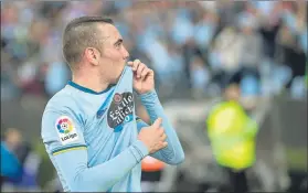  ?? FOTO: EFE ?? Iago Aspas hizo un balance de la temporada en Radio Marca, sin ‘regatear’ preguntas