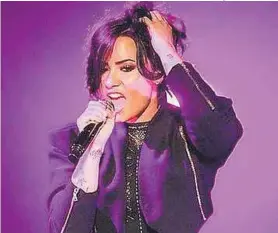  ?? REPRODUÇÃO DO INSTAGRAM ?? Transtorno da cantora Demi Lovato é hereditári­o: o pai tinha