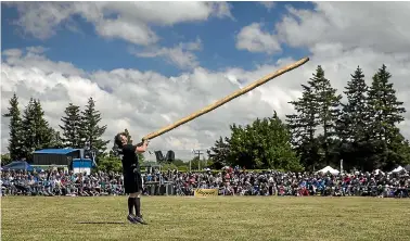  ?? PHOTOS: ALDEN WILLIAMS/STUFF ?? Thousands poured into the Hororata Domain on Saturday to take part in the annual Highland Games.