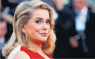  ?? STEPHANE MAHE/REUTERS ?? Reviravolt­a. Catherine Deneuve atacou em um dia e no outro foi acusada de banalizar discussão