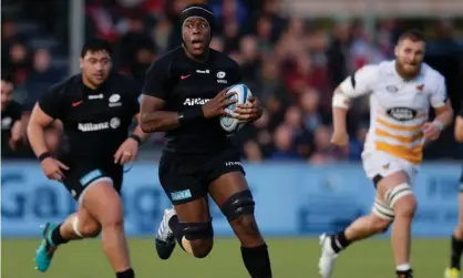  ??  ?? Maro Itoje has been at Saracens since 2012 and is believed to be happy to stay at the Premiershi­p club. Photograph: Henry Browne/Getty Images