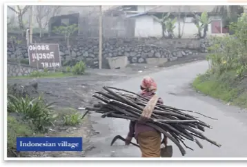  ??  ?? Indonesian village