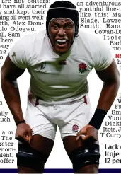  ?? PA ?? Lack of discipline: Itoje gave away 12 penalties