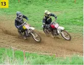  ??  ?? 13: CZ racing – Ashley Wilson v Keith Rice at Bath. 13