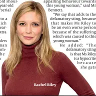  ?? PHOTO: GETTY IMAGES ?? Rachel Riley