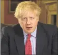  ?? File image/bbc ?? Boris Johnson observed the silence.