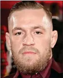  ??  ?? brawling: Conor McGregor