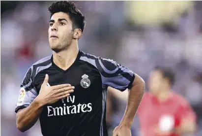  ?? Foto: dpa ?? Diesen Namen wird man sich wohl merken müssen: Real-Jungstar Marco Asensio.