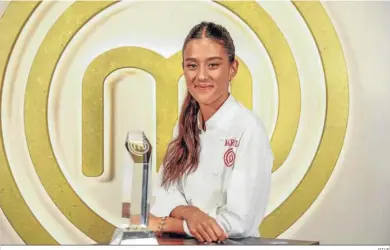  ?? RTVE ?? María Lo, de Chiclana, de madre gaditana y padre chino, vencedora de ’Masterchef 10’.