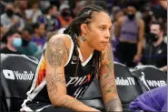  ?? AP FILE ?? WNBA star Brittney Griner has been held in Russia since February.