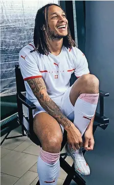  ?? PUMA ?? Kevin Mbabu will sein Selbstvert­rauen in die Nati mitbringen.