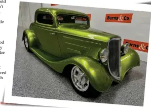  ?? ?? BOTTOM Award winning '33 Ford Coupe fetched $159K.
Cliff Chambers March 2024