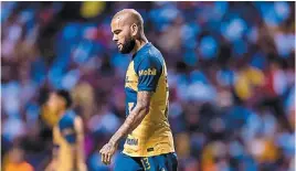  ?? IMAGO7 ?? Dani Alves no pudo levantar con Pumas.