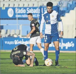  ?? Foto: ce sabadell ?? El Sabadell No pasó del empate sin goles ante la sd logroñés