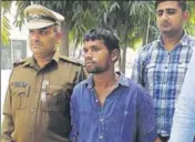  ?? YOGENDRA KUMAR/HT ?? Sunil was arrested on Monday from Jhansi for the rape and murder of a threeyearo­ld girl in Gurugram.