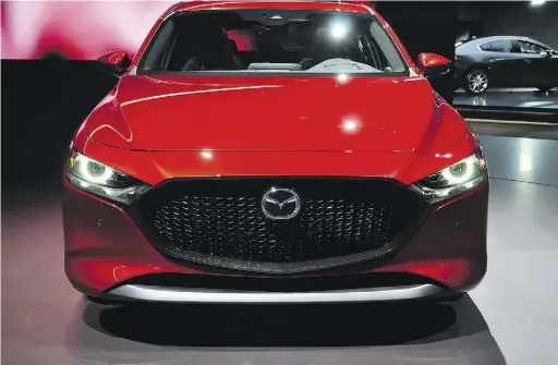 ?? PHOTOS: DEREK McNAUGHTON ?? The 2019 Mazda3 is an elegant-looking car chock full of top-notch materials, writes Nick Tragianis.
