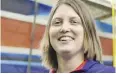  ?? BUFFALO BILLS VIA AP ?? Kathryn Smith is the first, full time, female assistant
coach in the NFL.