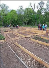  ??  ?? The Kennett Community Garden has tripled in size and has 75 plots.