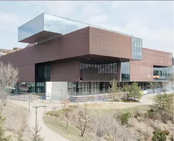  ?? LIAM RICHARDS ?? The Remai Modern Art Gallery in Saskatoon is slated to open on Oct. 21 and is projecting to attract 220,000 visitors a year, according to a 2015 business plan.