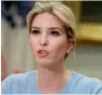  ?? AP ?? Ivanka will join her father in some events but will also hold some of her own. —