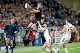  ?? PHOTO: REUTERS ?? Matt Duffie did very little wrong in his first match for the All Blacks.