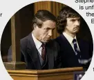  ??  ?? Hugh Grant stars as Jeremy Thorpe (left) who was acquitted of murder plot charges in 1979