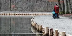  ?? Foto: Annette Zoepf ?? Die Sanierung des Stempflese­es ist abgeschlos­sen. Erneuert wurden die Uferverbau ung und die Wege.