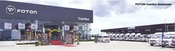  ?? FOTON CamSur showroom ??