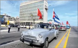  ?? ?? The US embassy in Havana, Cuba: site of the mysterious phenomenon