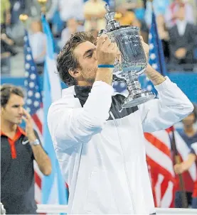  ?? REUTERS ?? 2009. Con 20 años, Del Potro le ganó la final a Roger Federer.