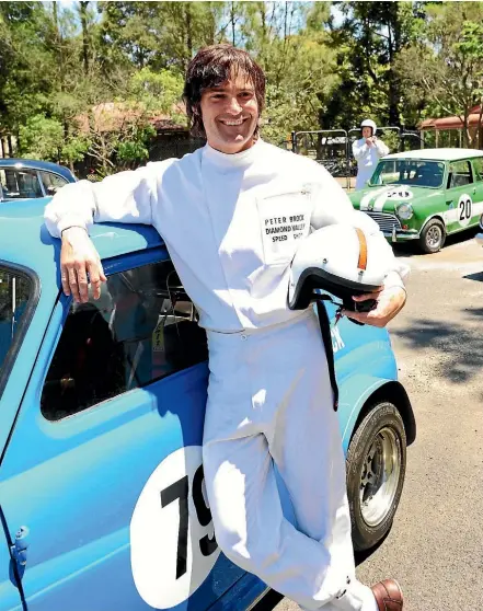  ??  ?? Matt Le Nevez plays Peter Brock in a two-part miniseries which debuts on TV3 this week.