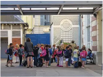  ??  ?? A Versailles, les écoliers vont revenir à la semaine de 4 jours dès la rentrée de septembre.