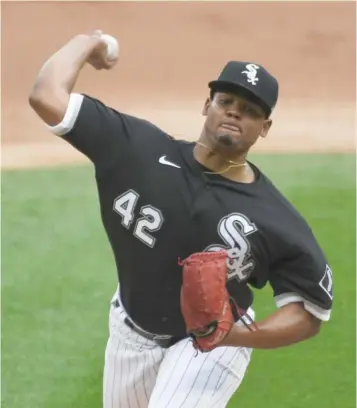  ?? DAVID BANKS/GETTY IMAGES ?? With an 0-2 record and 8.38 ERA in four starts, Reynaldo Lopez was sent to Schaumburg.