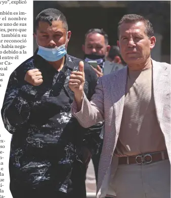  ?? F. CARRANZA ?? Camacho Jr. y Chávez en la presentaci­ón.