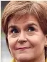  ??  ?? Four per cent... Nicola Sturgeon