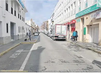  ?? ?? Estado actual que presenta la calle Arroyuelo.
