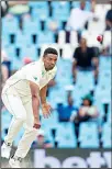  ??  ?? South Africa’s bowler Vernon Philander bowls on day four of the first cricket Test match between South Africa and England at Centurion Park, Pretoria, South Africa on Dec
29. (AP)