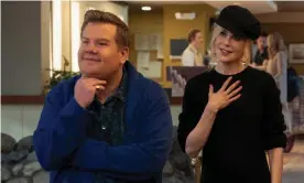  ?? Photograph: Melinda Sue Gordon / NET ?? James Corden and Nicole Kidman in The Prom.