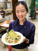  ??  ?? CHEF Pauline Benedicto-Malilin takes charge of another new family restaurant Mr. & Mrs. B