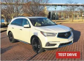  ?? STAFF PHOTO BY MARK KENNEDY ?? The 2018 Acura MDX is the luxury auto brand’s flagship SUV.