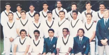  ?? ?? RIGHT: The Australian Indigenous cricket squad toured England in 1988. Picture: Supplied