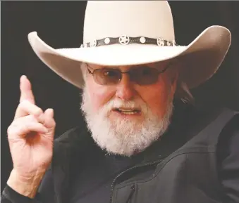  ?? RICK DIAMOND/GETTY IMAGES ?? Charlie Daniels, best known for The Devil Went Down to Georgia, died Monday.