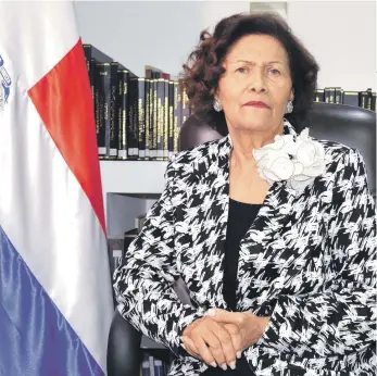  ??  ?? Zoila Martínez Guante asumió el cargo en el año 2013.