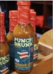  ?? PHOTO BY EMILY RYAN ?? Punch Drunk Ghost Pepper Hot Sauce combines raw cacao and craft beer.